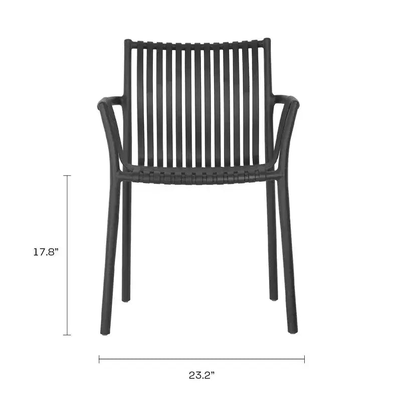 Jamesdar Weave Dinings Chairs Black