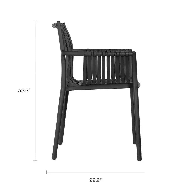 Jamesdar Weave Dinings Chairs Black