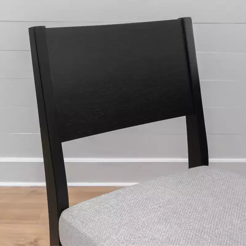 Powell Cadence Upholstered Dining Chair Black