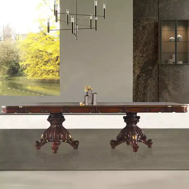 Picardy 120" Dining Tables Honey Oak - Acme Furniture