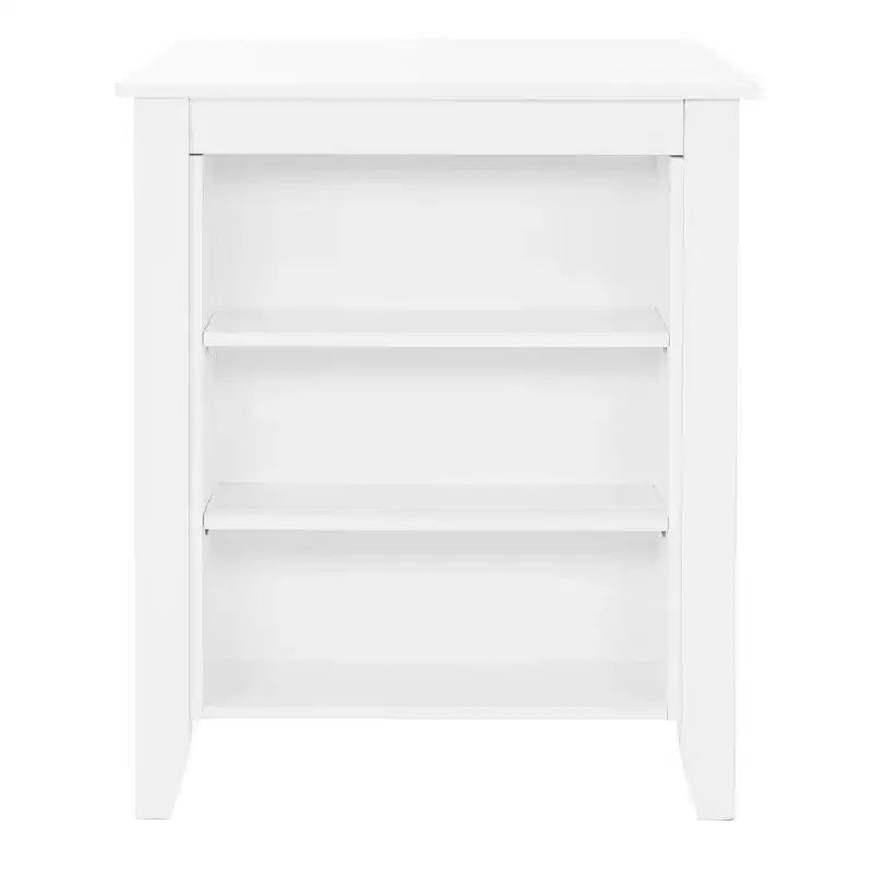 Shelby Solid Wood Space Saving Counter Height Table White - Powell