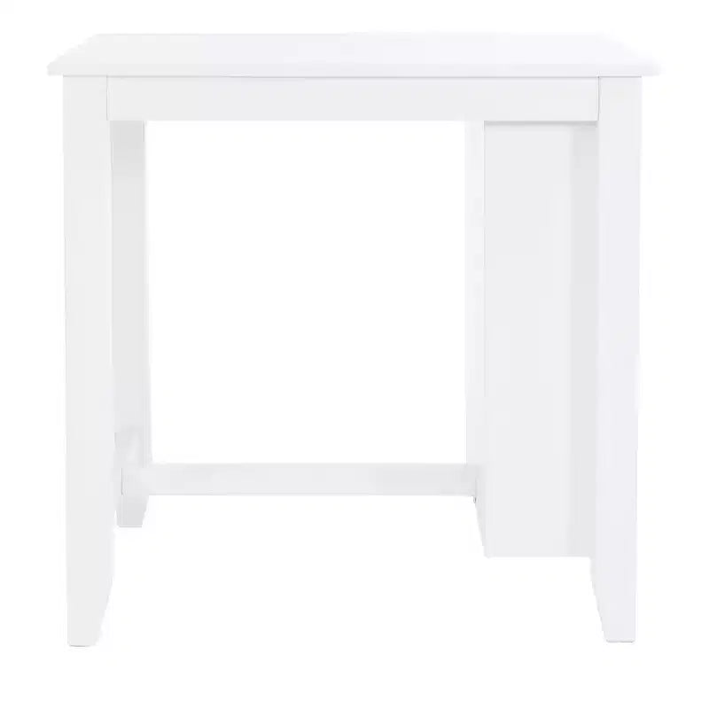 Shelby Solid Wood Space Saving Counter Height Table White - Powell