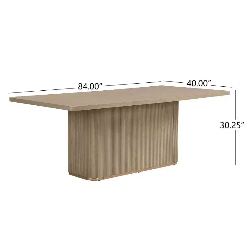 Christopher Knight Home Jasmine Contemporary 7pc Dining Set with Rubberwood Upholstered Chairs Natural/Beige