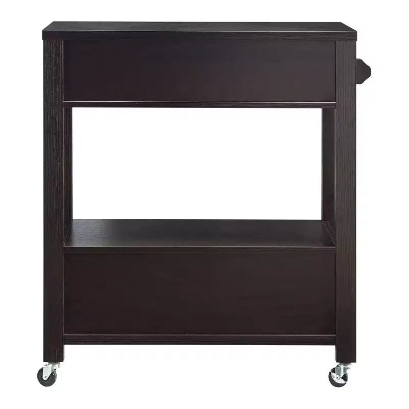Umberra 2 Drawer Kitchen Cart Red Cocoa - HOMES: Inside + Out: Modern Mobile Island, Storage & Casters