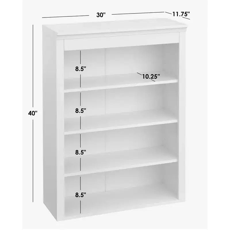 Lifestorey 2pc Monza Modular Cabinet and Hutch with Faux Marble Top White: Farmhouse Style, Faux Marble Top, Adjustable Shelves