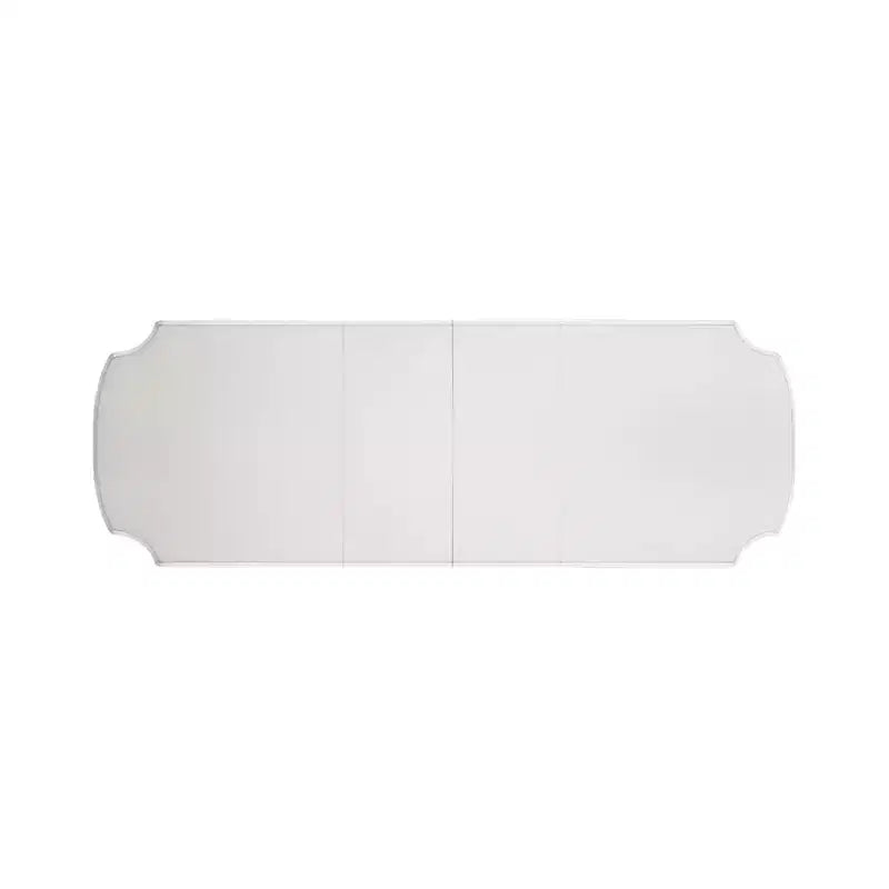 136" Vendome Dining Table Antique Pearl Finish - Acme Furniture: Classic Double Pedestal, 10-Seater, Resin Frame