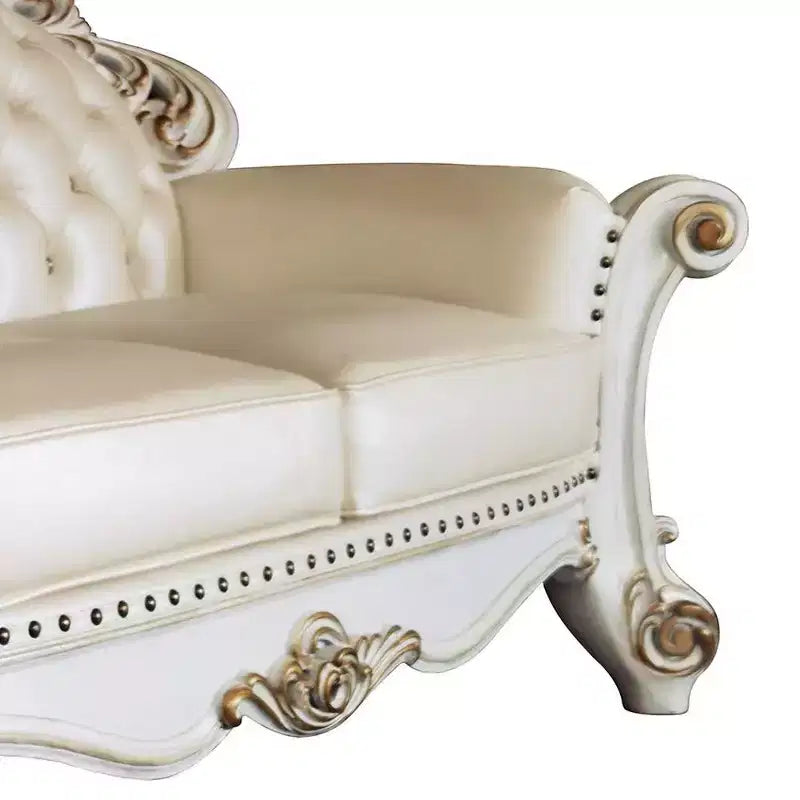 Vendome 70" Sofas Champagne and Antique Pearl Finish - Acme Furniture