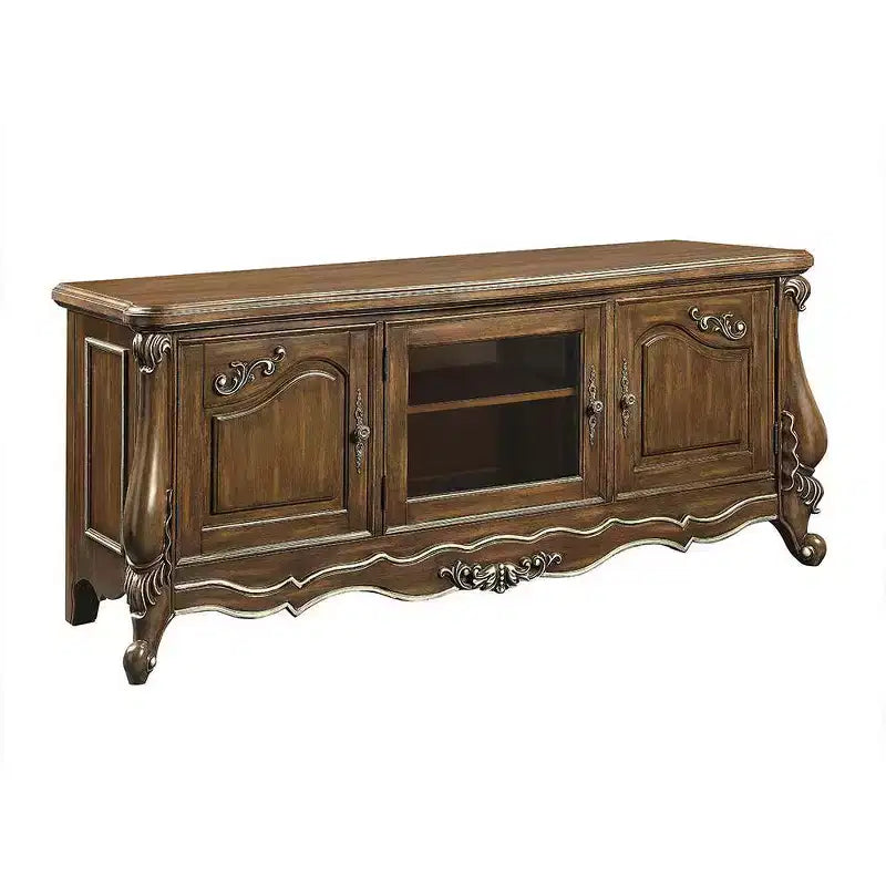 75" Latisha Tv Stand and Console Antique Oak Finish - Acme Furniture