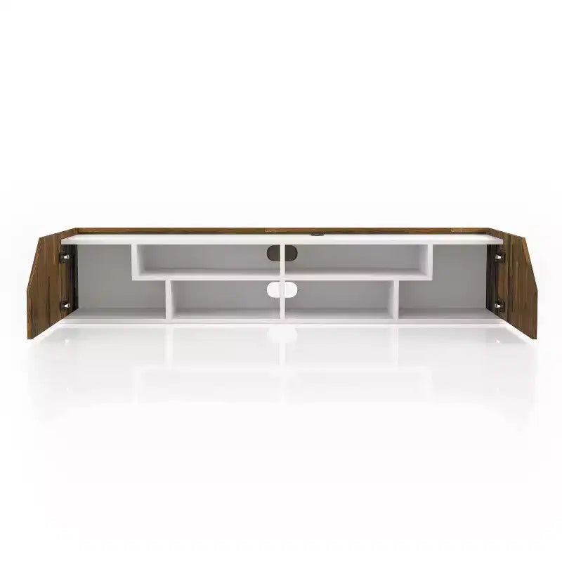24/7 Shop At Home Kelvert Transitional Floating TV Stand for TVs up to: Wall Mount, Cable Management, Storage
