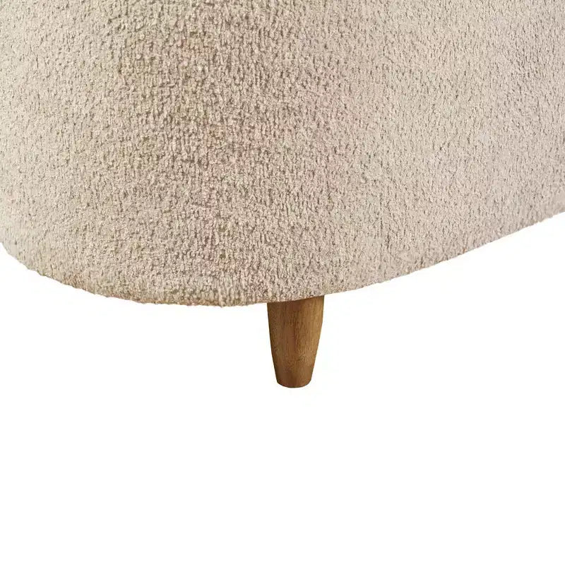 Bailey Boucle Flip Top Storage Bench Taupe - Ink+Ivy: Upholstered Ottoman, Bedroom Furniture with Wood Legs