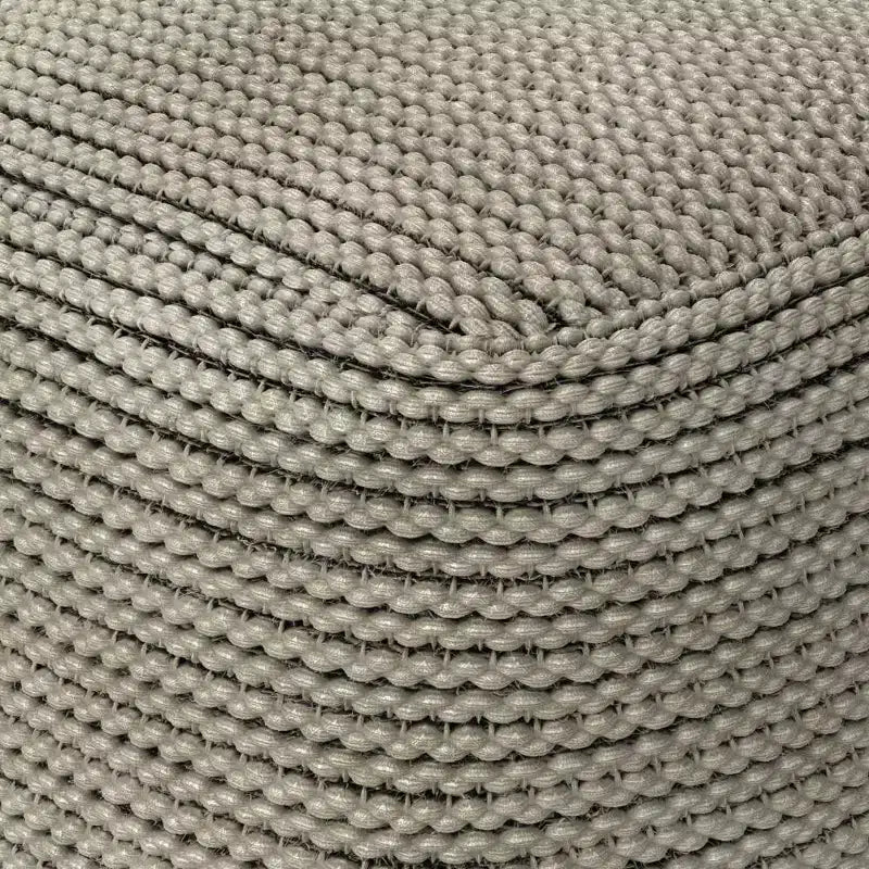 Bayhill Outdoor/Indoor Pouf Cream - WyndenHall