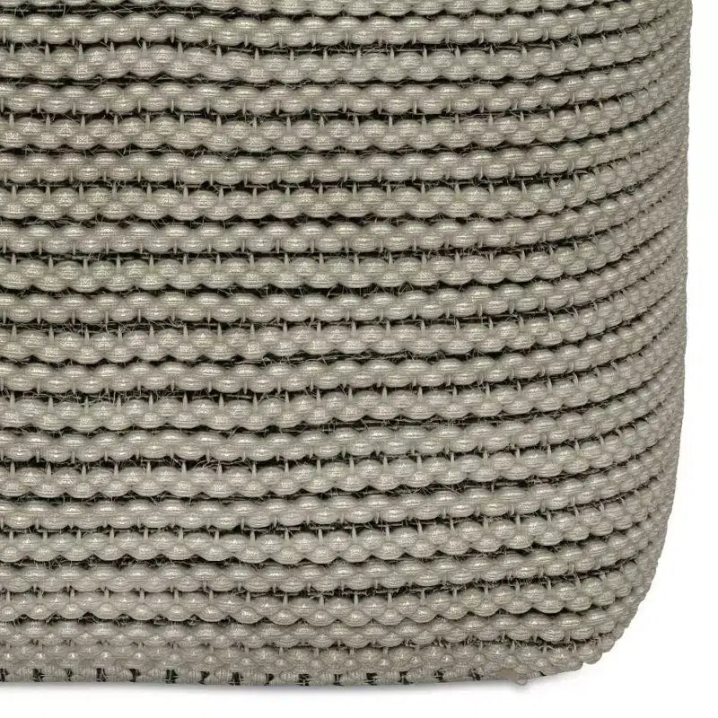 Bayhill Outdoor/Indoor Pouf Cream - WyndenHall