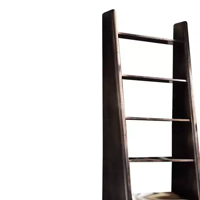Acme Furniture 31.5" Brancaster Decorative Bookshelf Aluminum : 5-Tier Storage, No Assembly Required