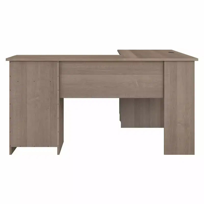 Cabot 60W L Shaped Computer Desk Ash Gray - Bush Furniture