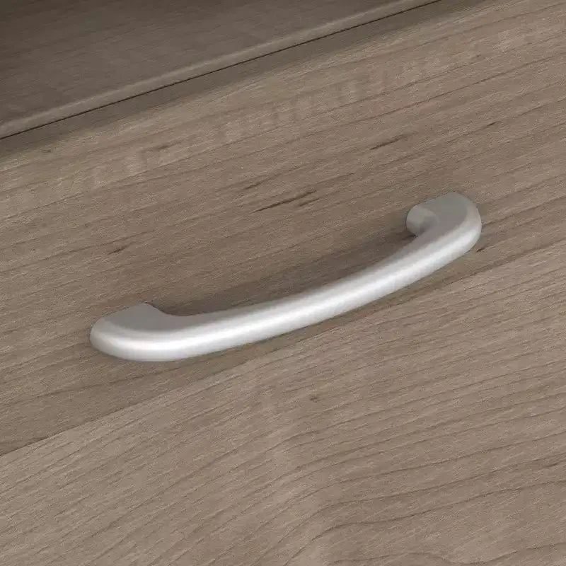 Cabot 60W L Shaped Computer Desk Ash Gray - Bush Furniture