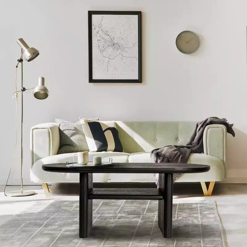 Storied Home Firwood Coffee Table Black
