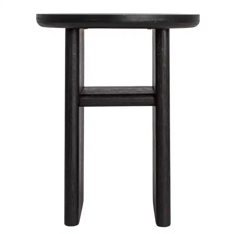 Storied Home Firwood Side Table Black