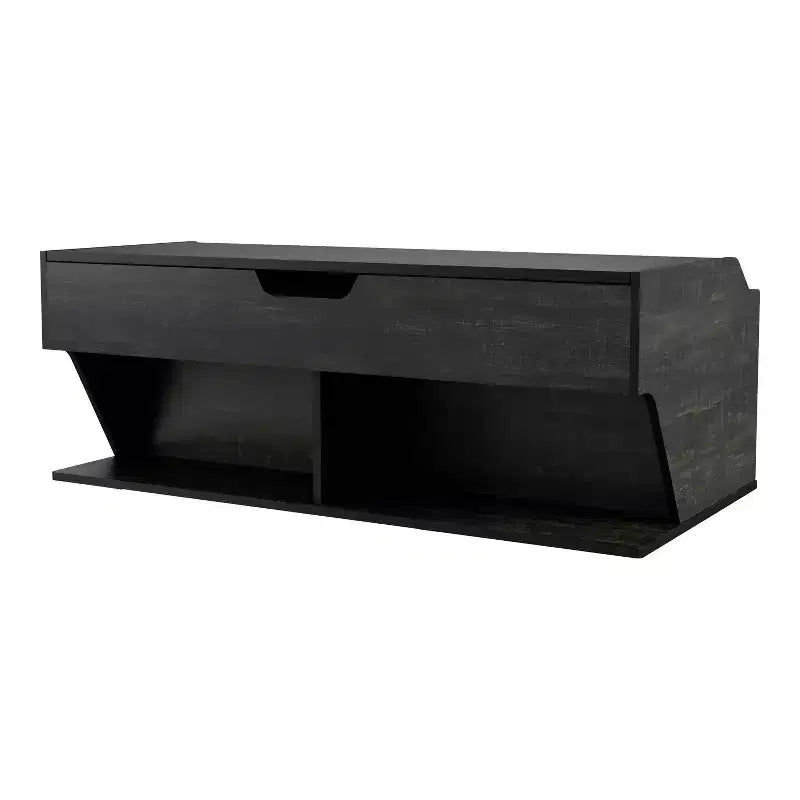 44" Hawkpoint Transitional Lift Top Coffee Table Reclaimed Black Oak - miBasics