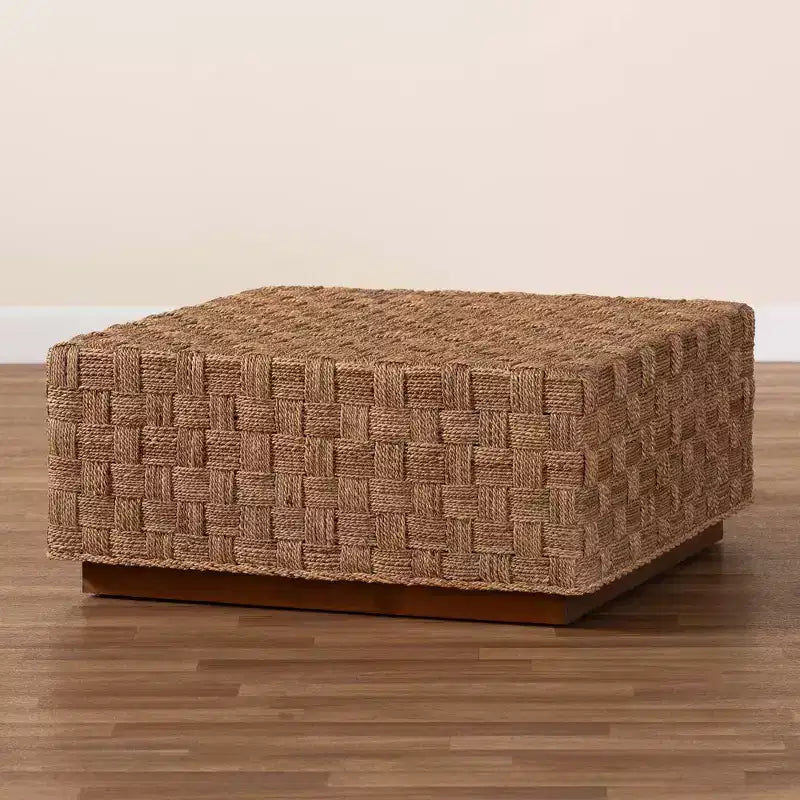 bali & pari Karina Coffee Table Natural Seagrass/Light Brown