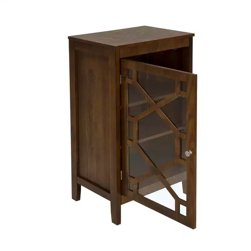 Linon Fetti Small Cabinet Brown