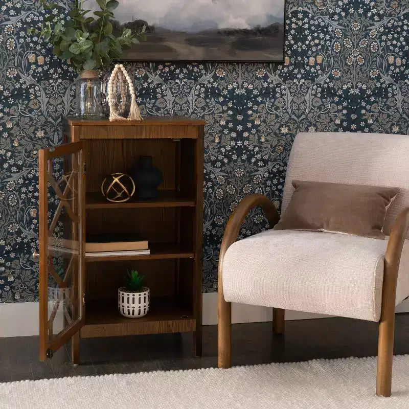 Linon Fetti Small Cabinet Brown