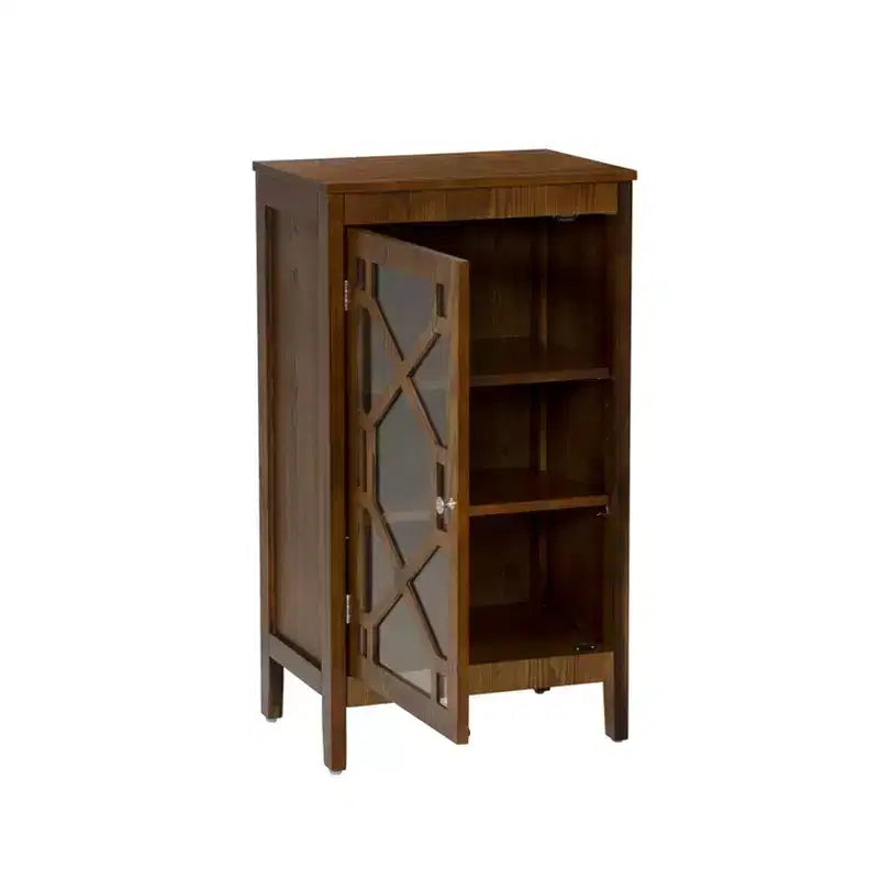 Linon Fetti Small Cabinet Brown