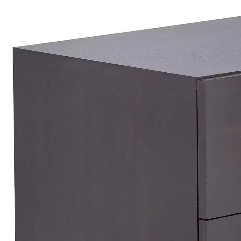 Acme Furniture 20" Elms Accent Table Espresso: MDF Construction, Wood Veneer Top, Drawer Storage, No Tools Assembly