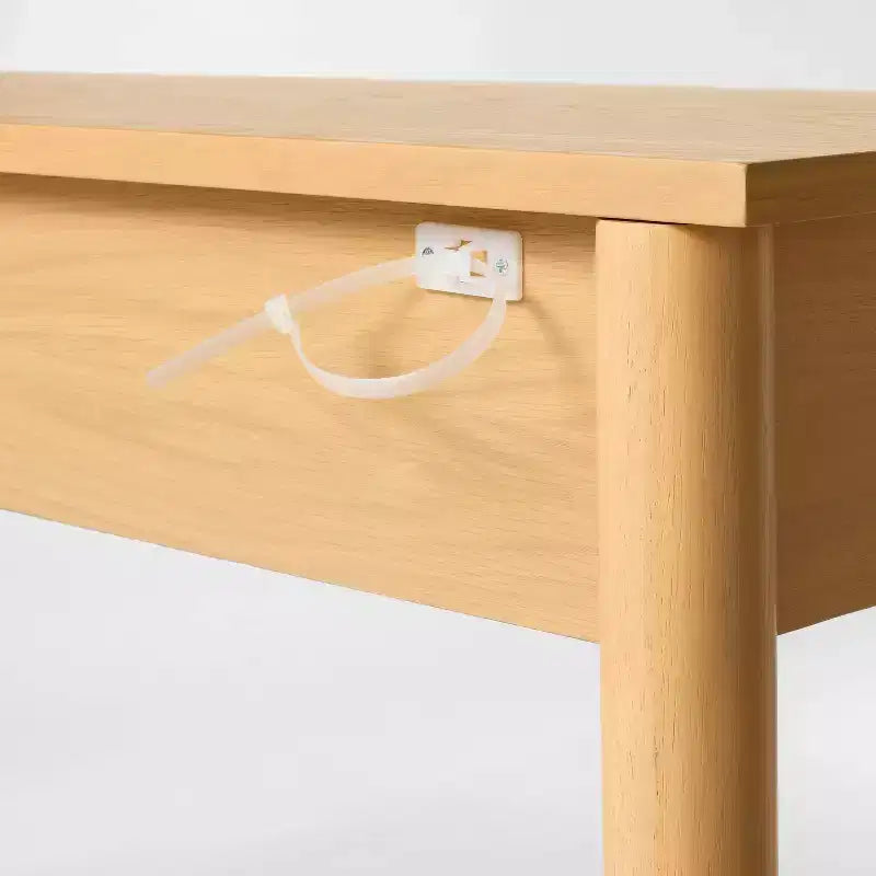 60" Modern Wooden Console Table with Drawer Brown - Threshold™ designed with Studio McGee