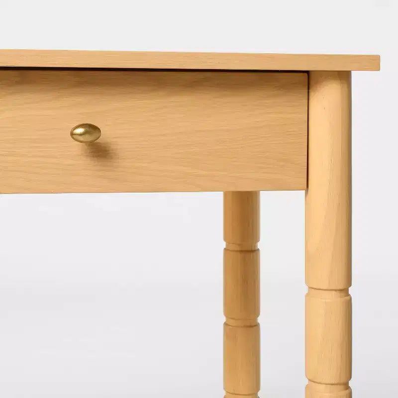 60" Modern Wooden Console Table with Drawer Brown - Threshold™ designed with Studio McGee