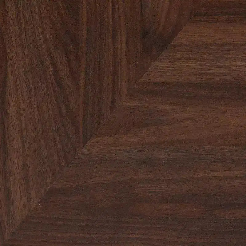Graceland Wood Shoe Cabinet Walnut Brown/Gold - Baxton Studio: Mid-Century Design, 6 Shelves, Organizes 18 Pairs
