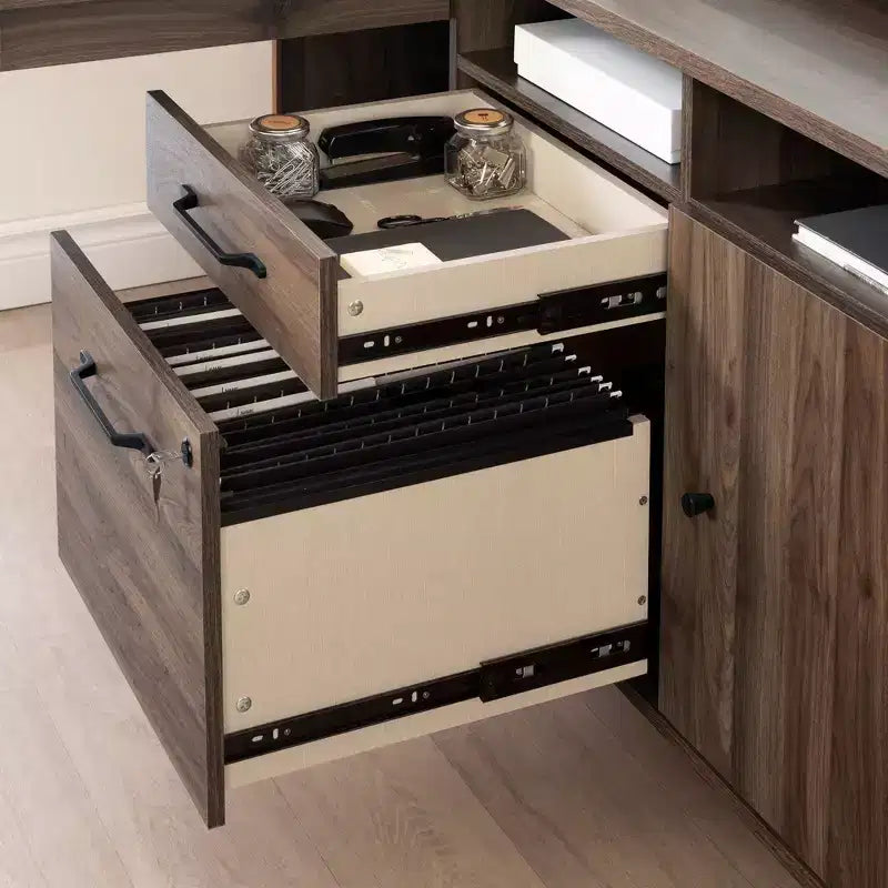 South Shore Twin Londen Bed Brown/Weathered Oak: 3 Drawers, Particle Board, 250lb Capacity
