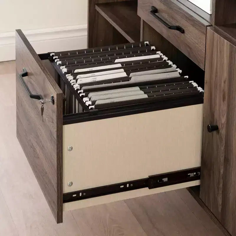 South Shore Twin Londen Bed Brown/Weathered Oak: 3 Drawers, Particle Board, 250lb Capacity