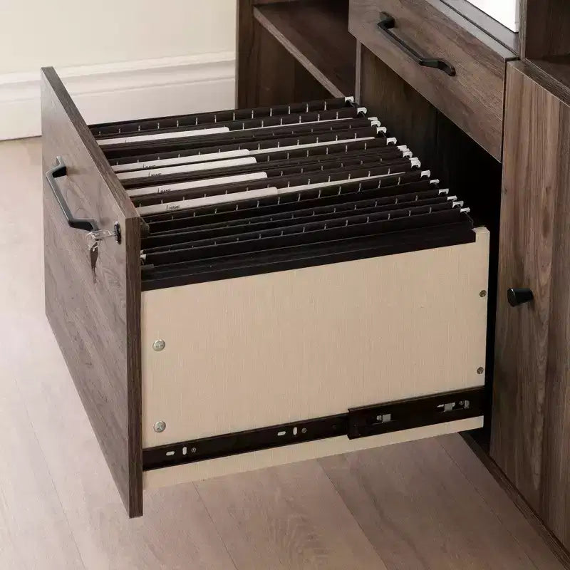 South Shore Twin Londen Bed Brown/Weathered Oak: 3 Drawers, Particle Board, 250lb Capacity