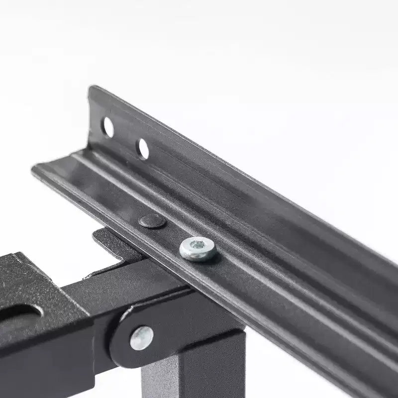King 7" Compack Metal Bed Frame Black - Zinus: Steel Construction, 9-Leg Support, Toe-Friendly Design