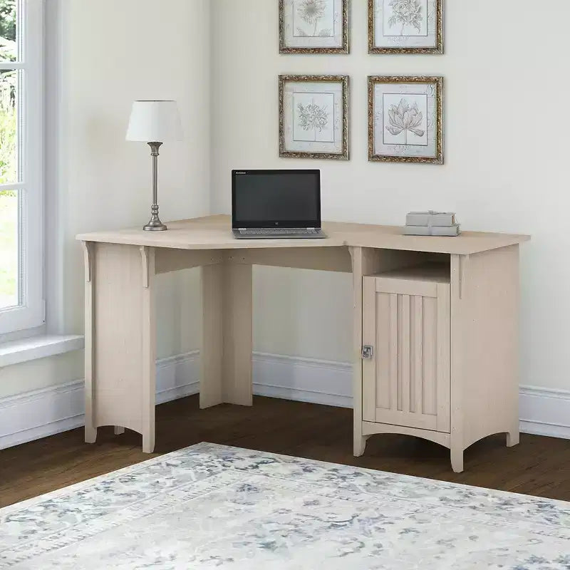 Salinas Corner Desk with Storage - Bush Furniture