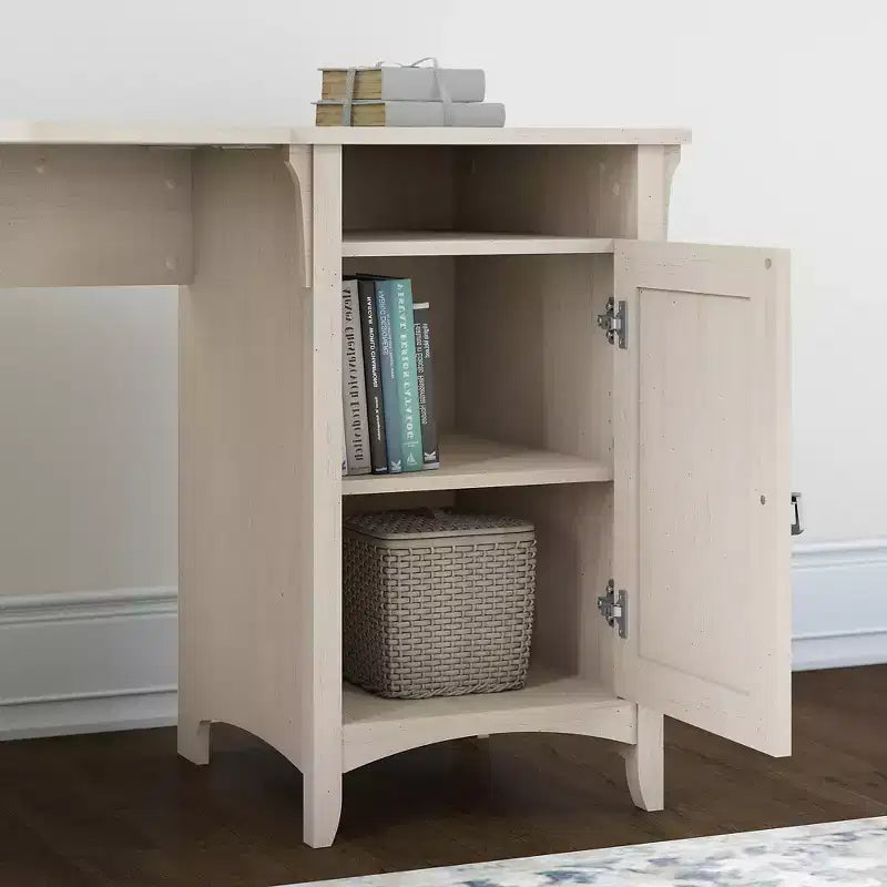Salinas Corner Desk with Storage - Bush Furniture