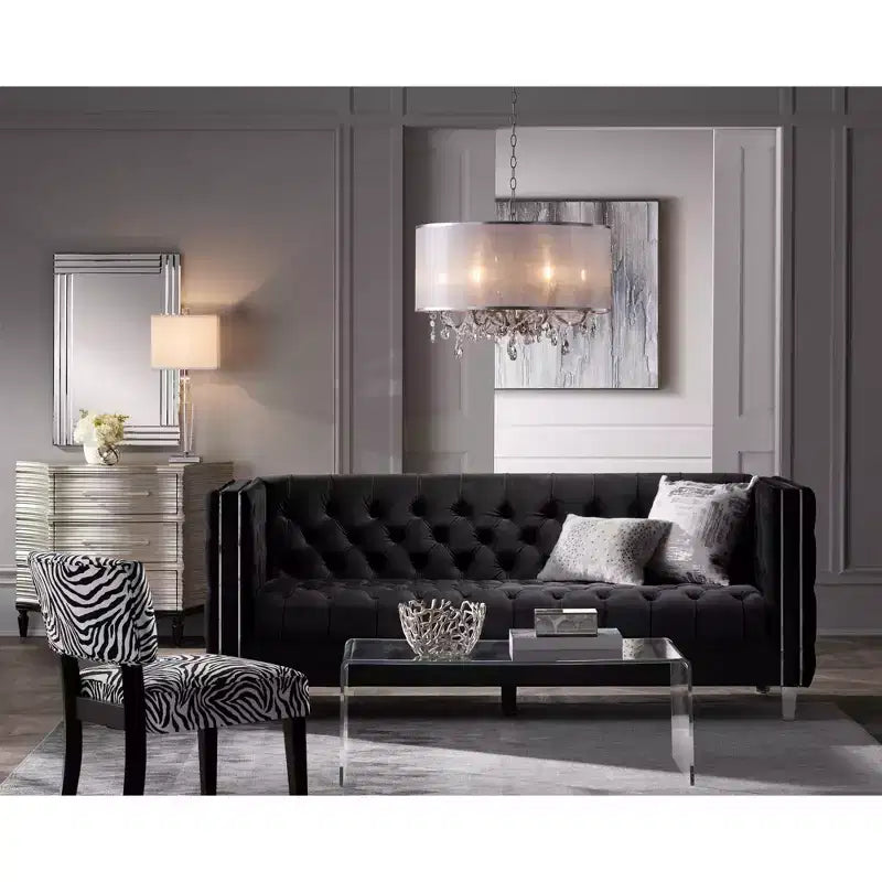 Possini Euro Design Sofija Rectangular Vanity Wall Mirror Modern Mirrored Glass Layered Frame 23 1/2 Wide for Bathroom Bedroom Living Room Entryway