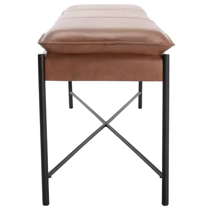 Kara Cushioned X Bench - BCH6402 - Safavieh