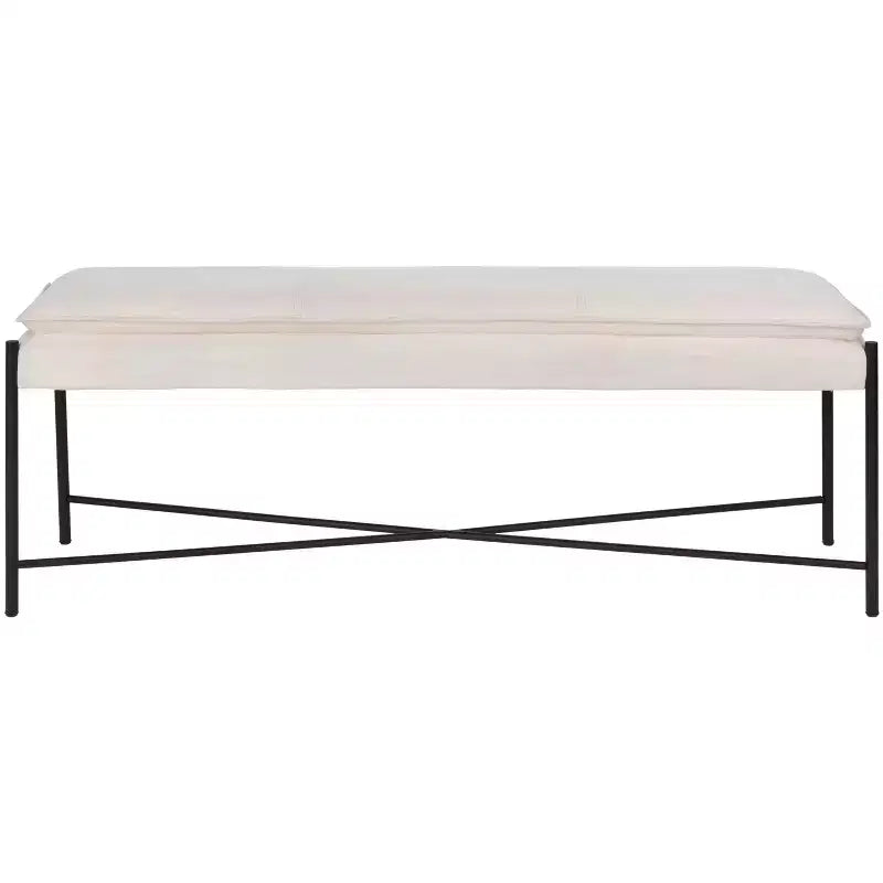 Kara Cushioned X Bench - BCH6402 - Safavieh