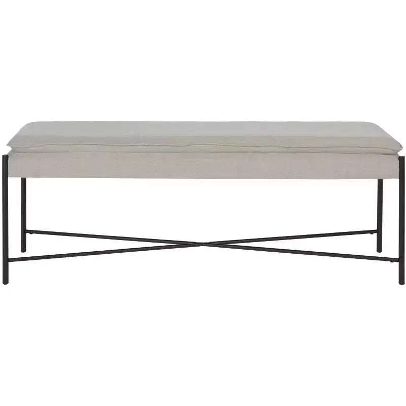Kara Cushioned X Bench - BCH6402 - Safavieh