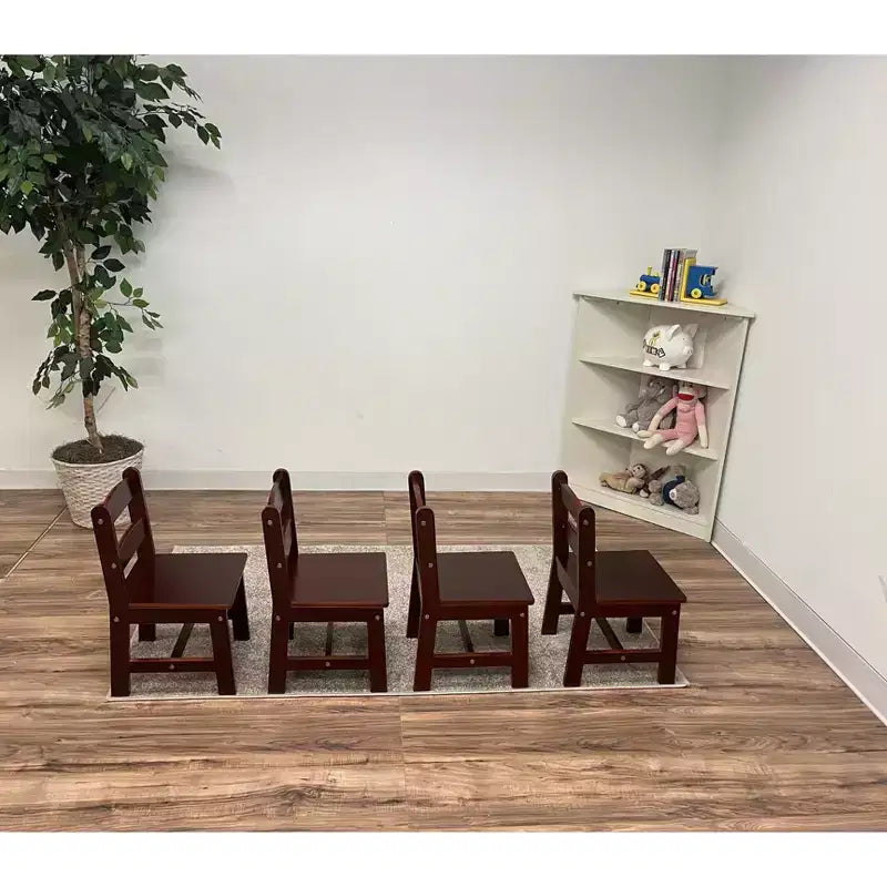 5pc Kids' Rectangle Table and Chair Set - Gift Mark