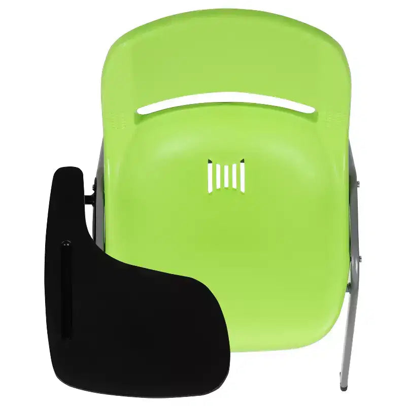 Flash Furniture Ergonomic Shell Chair with Right Handed Flip-Up Tablet Arm