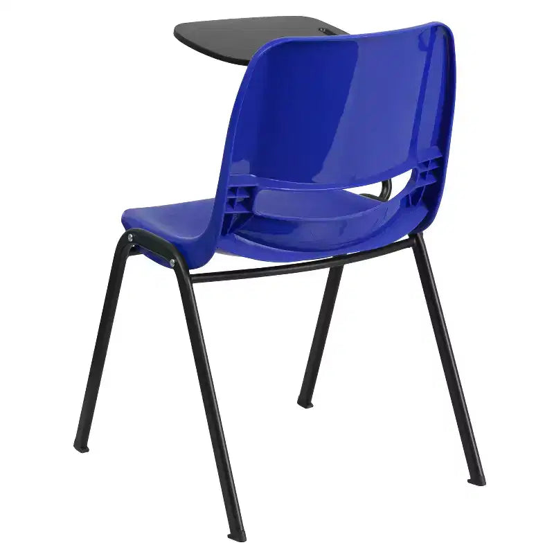 Flash Furniture Ergonomic Shell Chair with Right Handed Flip-Up Tablet Arm