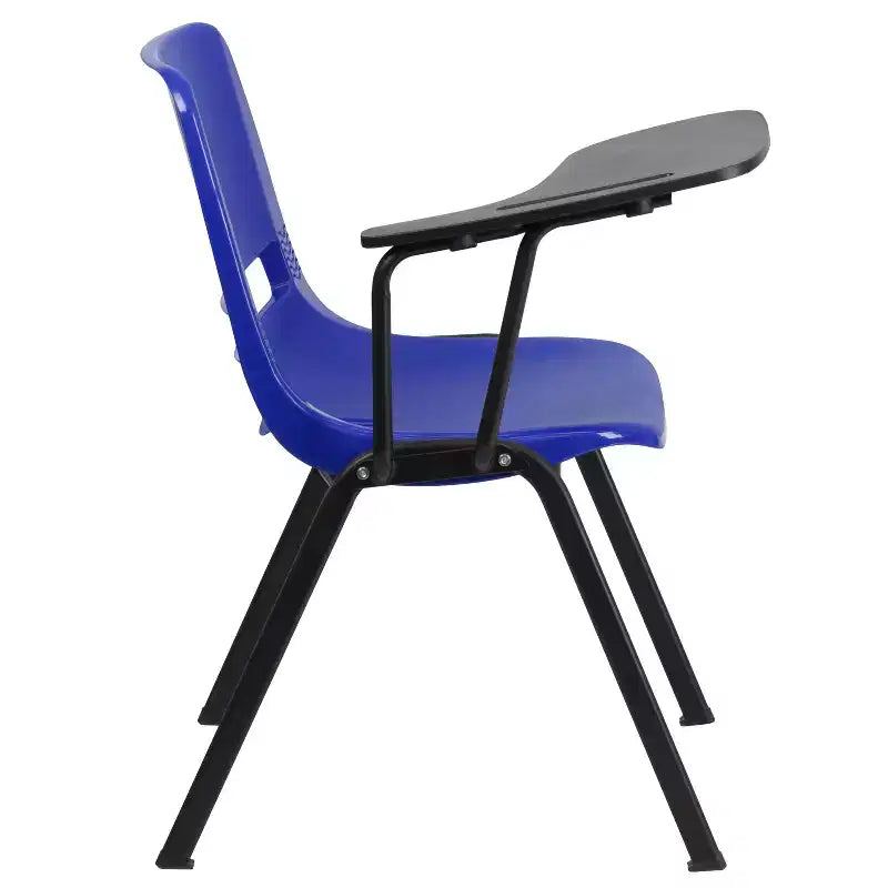 Flash Furniture Ergonomic Shell Chair with Right Handed Flip-Up Tablet Arm