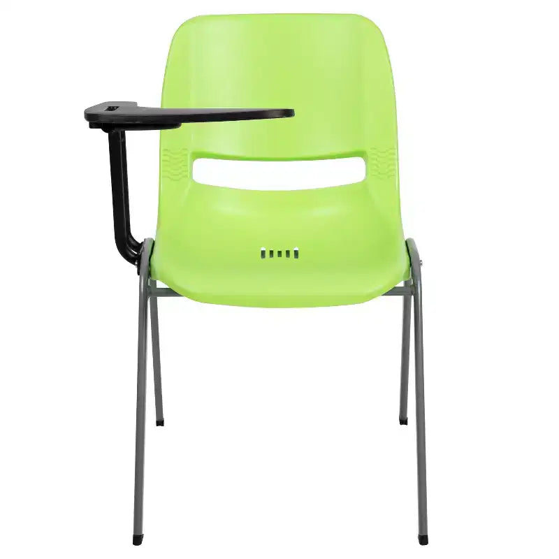 Flash Furniture Ergonomic Shell Chair with Right Handed Flip-Up Tablet Arm