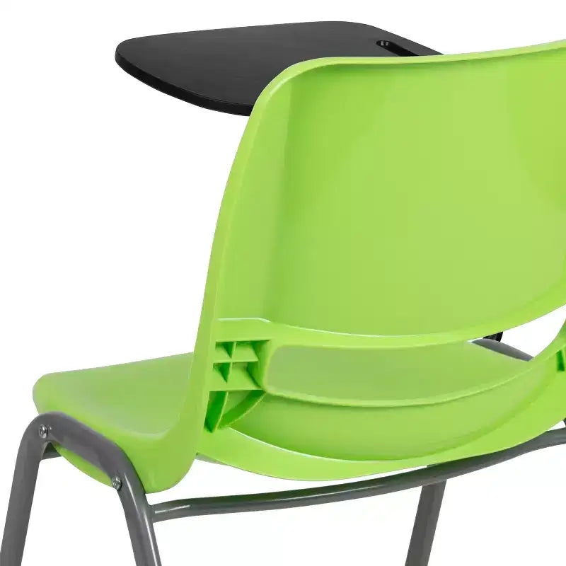 Flash Furniture Ergonomic Shell Chair with Right Handed Flip-Up Tablet Arm