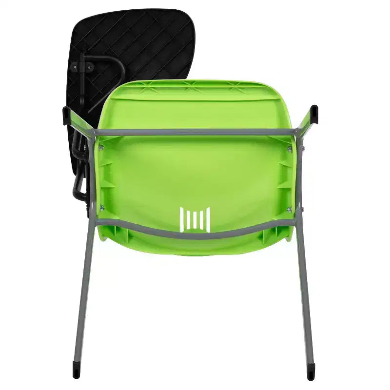 Flash Furniture Ergonomic Shell Chair with Right Handed Flip-Up Tablet Arm