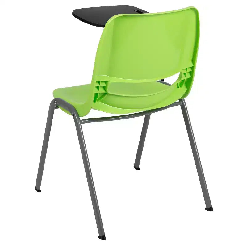 Flash Furniture Ergonomic Shell Chair with Right Handed Flip-Up Tablet Arm