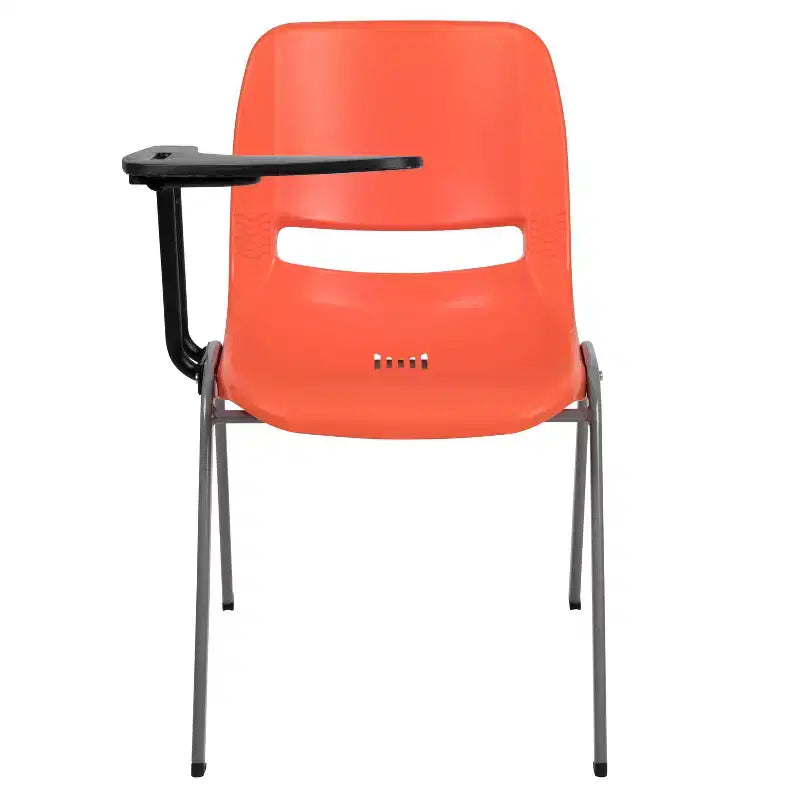 Flash Furniture Ergonomic Shell Chair with Right Handed Flip-Up Tablet Arm