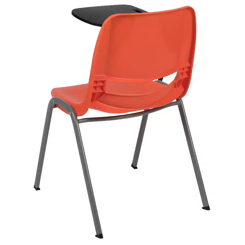 Flash Furniture Ergonomic Shell Chair with Right Handed Flip-Up Tablet Arm